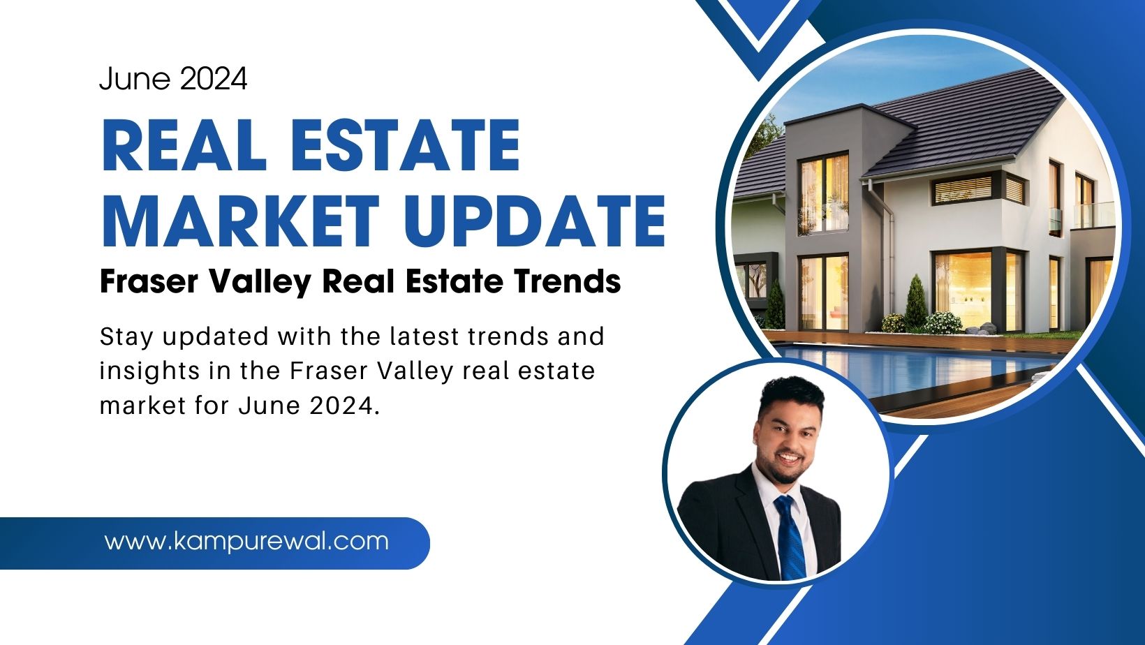 June 2024 Fraser Valley real estate market update flyer